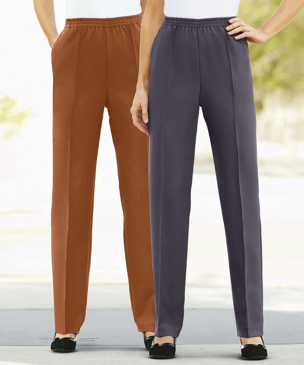 Bundle of Two Women's Easy-Pull Pants