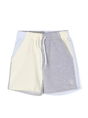 Patachou Blue, Yellow, and Grey Shorts