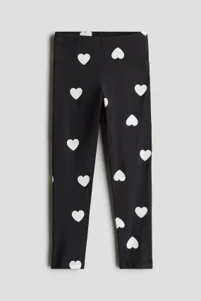 Patterned Jersey Leggings