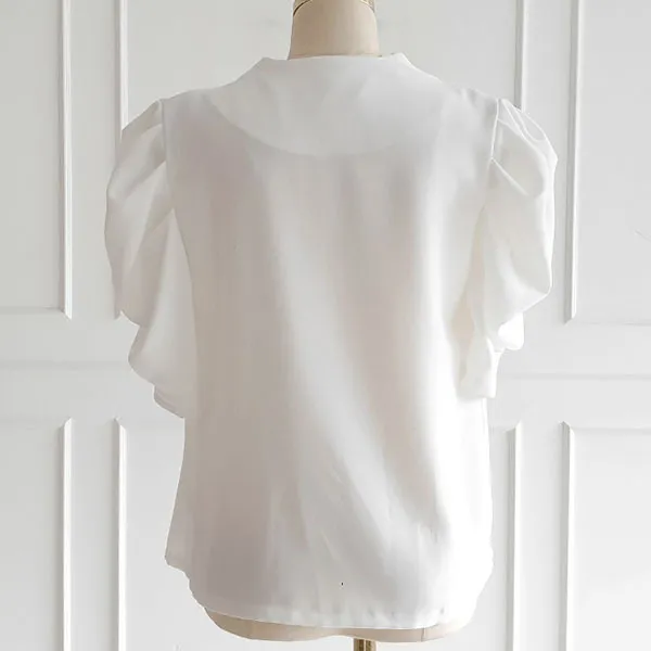 Plain Short Sleeves Party Style Office Style Elegant Style