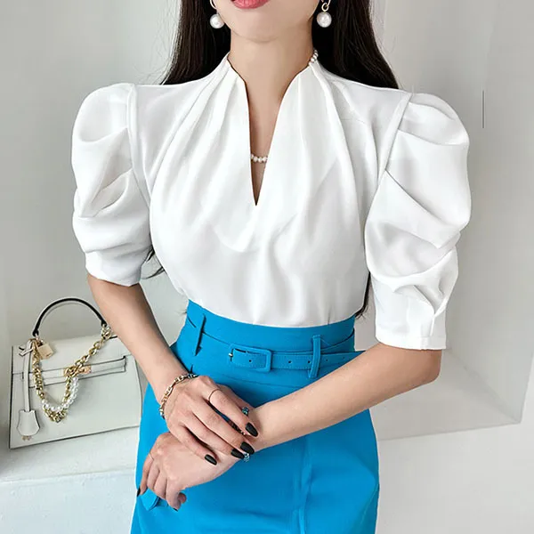 Plain Short Sleeves Party Style Office Style Elegant Style