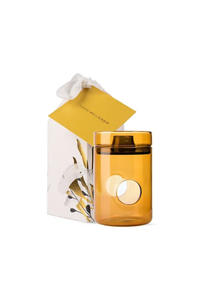 Studio Milligram Yellow Oil Burner Gift Boxed Set