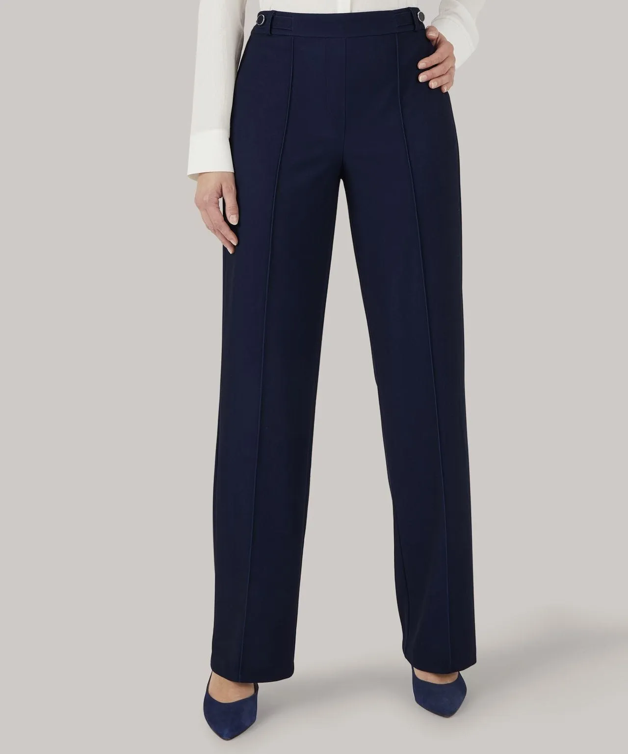 Pull-On Knitted Trousers