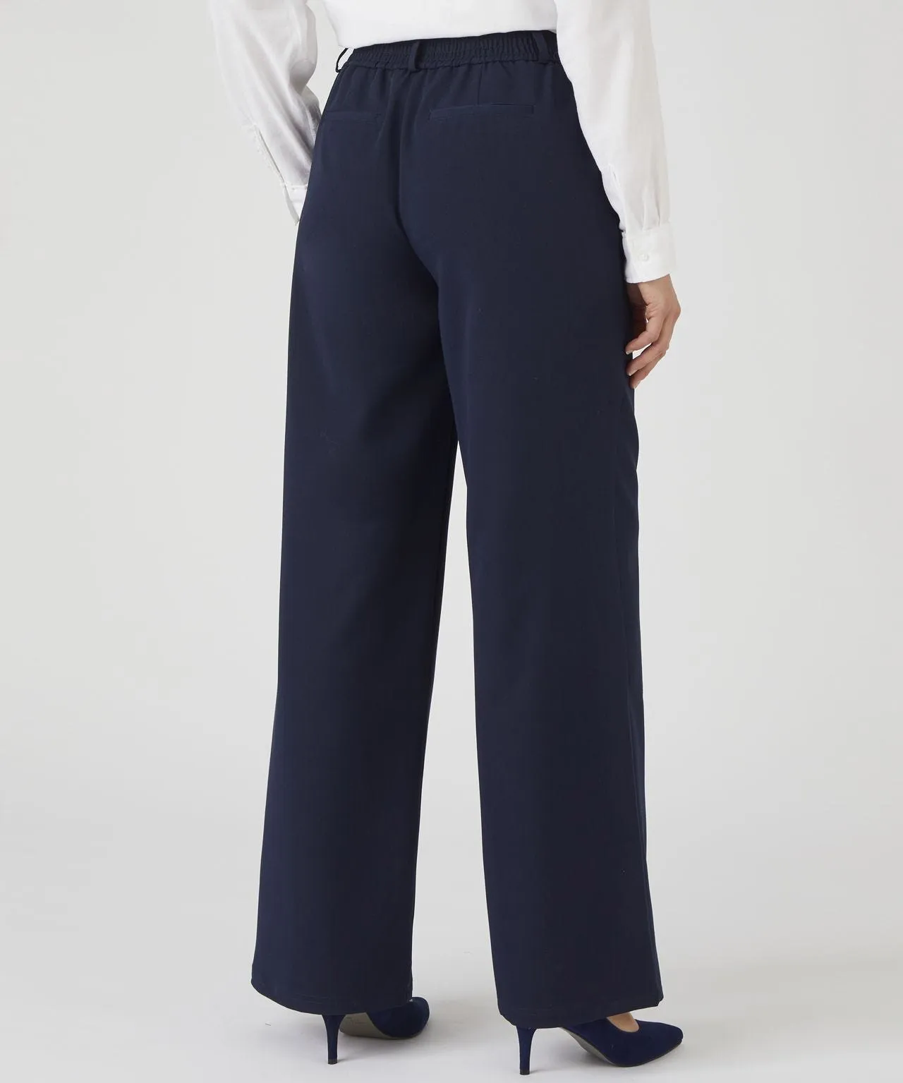 Pull-on Wide-leg Pants