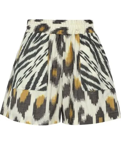 Punicana Leopard Cotton Ikat Boxer Shorts