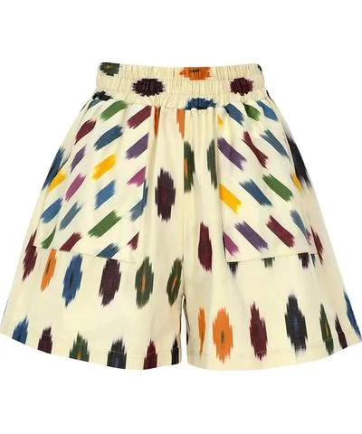 Punicana Multi Dots Cotton Ikat Boxer Shorts