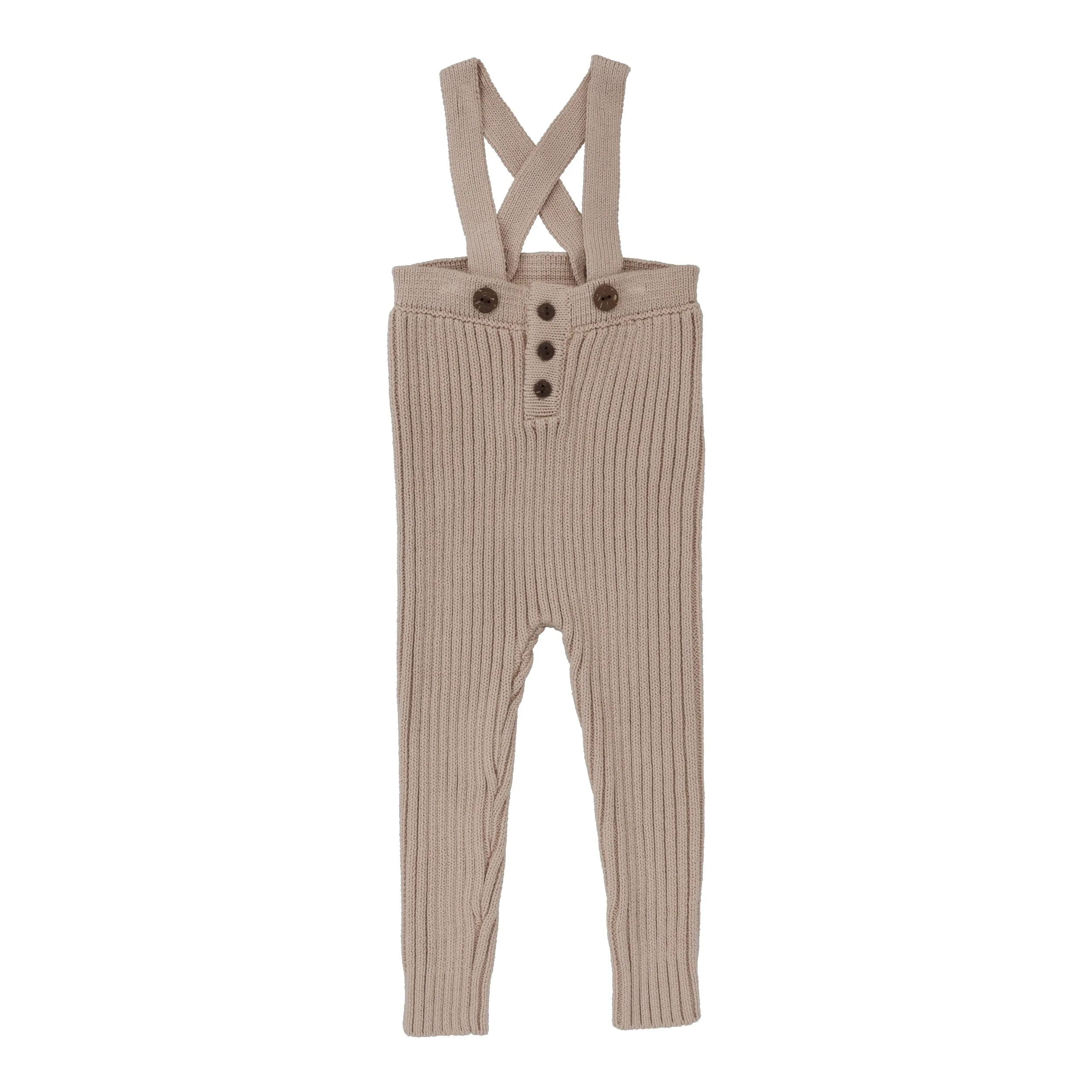 Rib Knit Overalls