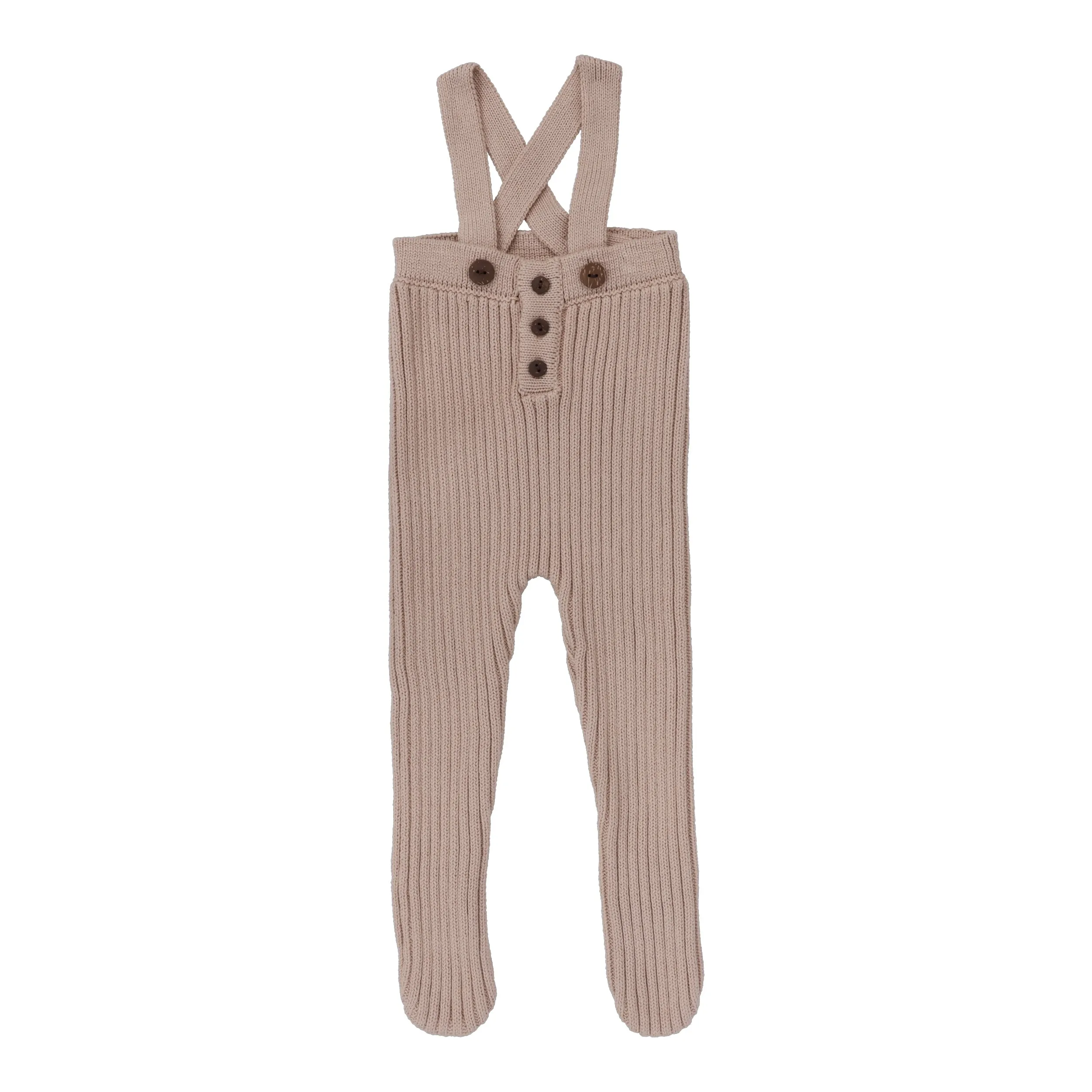 Rib Knit Overalls