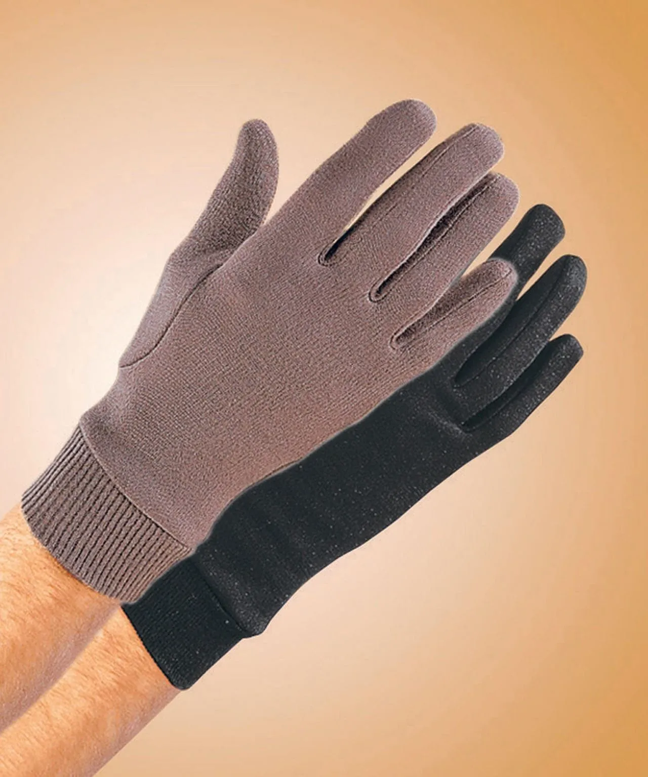 Ribbed Cuff Style Gloves