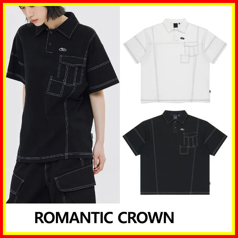 Unisex Street Style Cotton Short Sleeves Shirts & Blouses by ROMANTIC CROWN