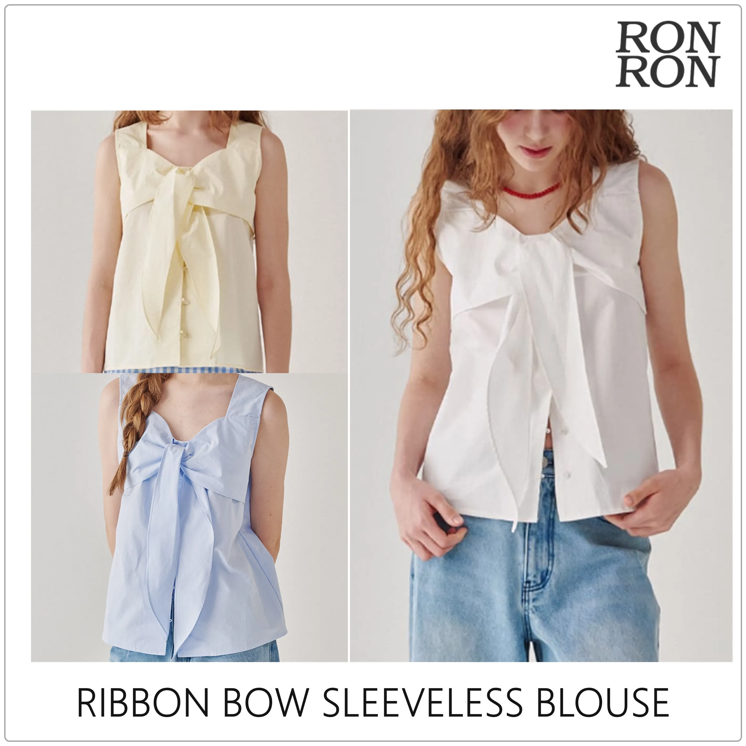 Cotton Short Sleeves Logo Shirts & Blouses from RONRON