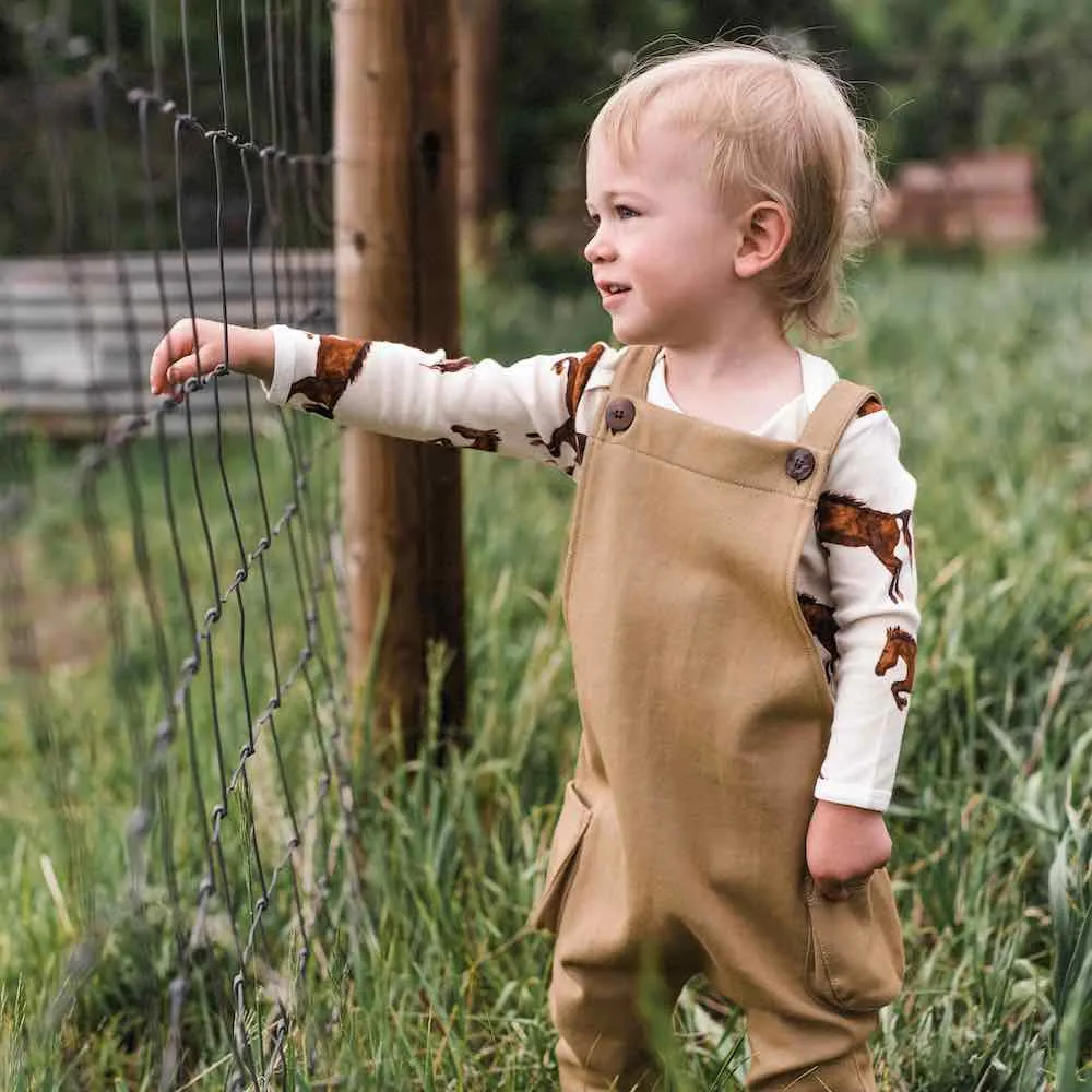 Rust Denim Overalls by Milkbarn