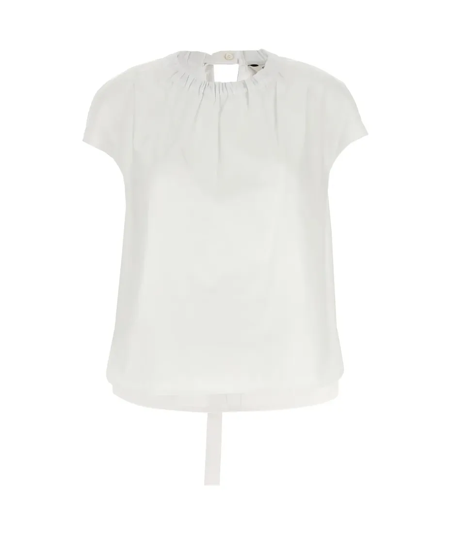 S Max Mara Plain Cotton Tops