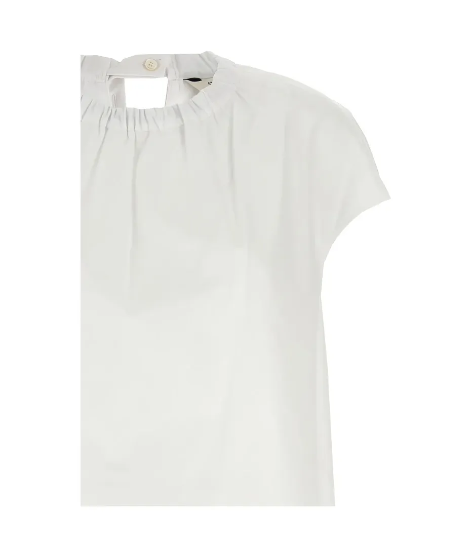 S Max Mara Plain Cotton Tops