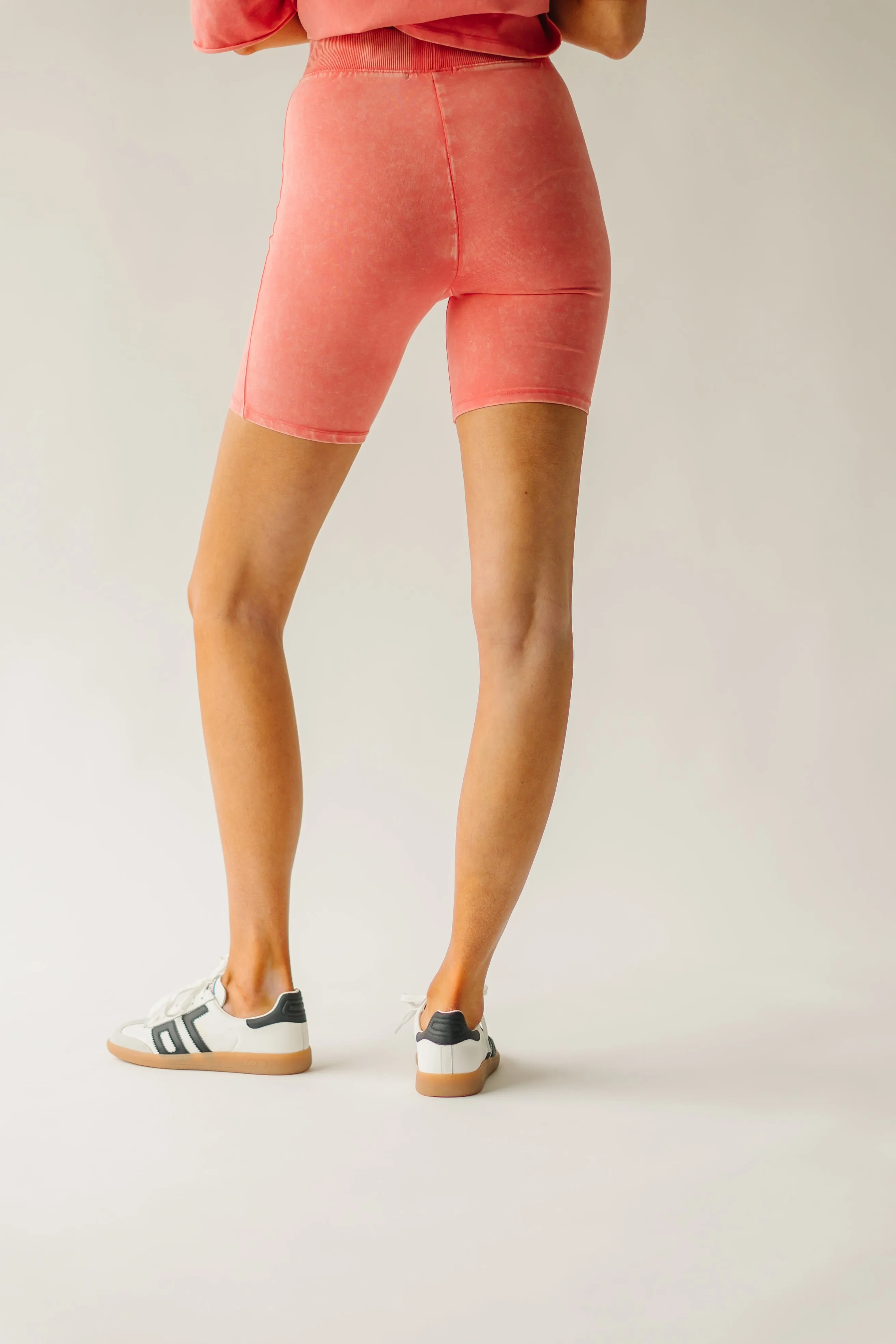 The Langan Basic Bike Shorts Scarlet