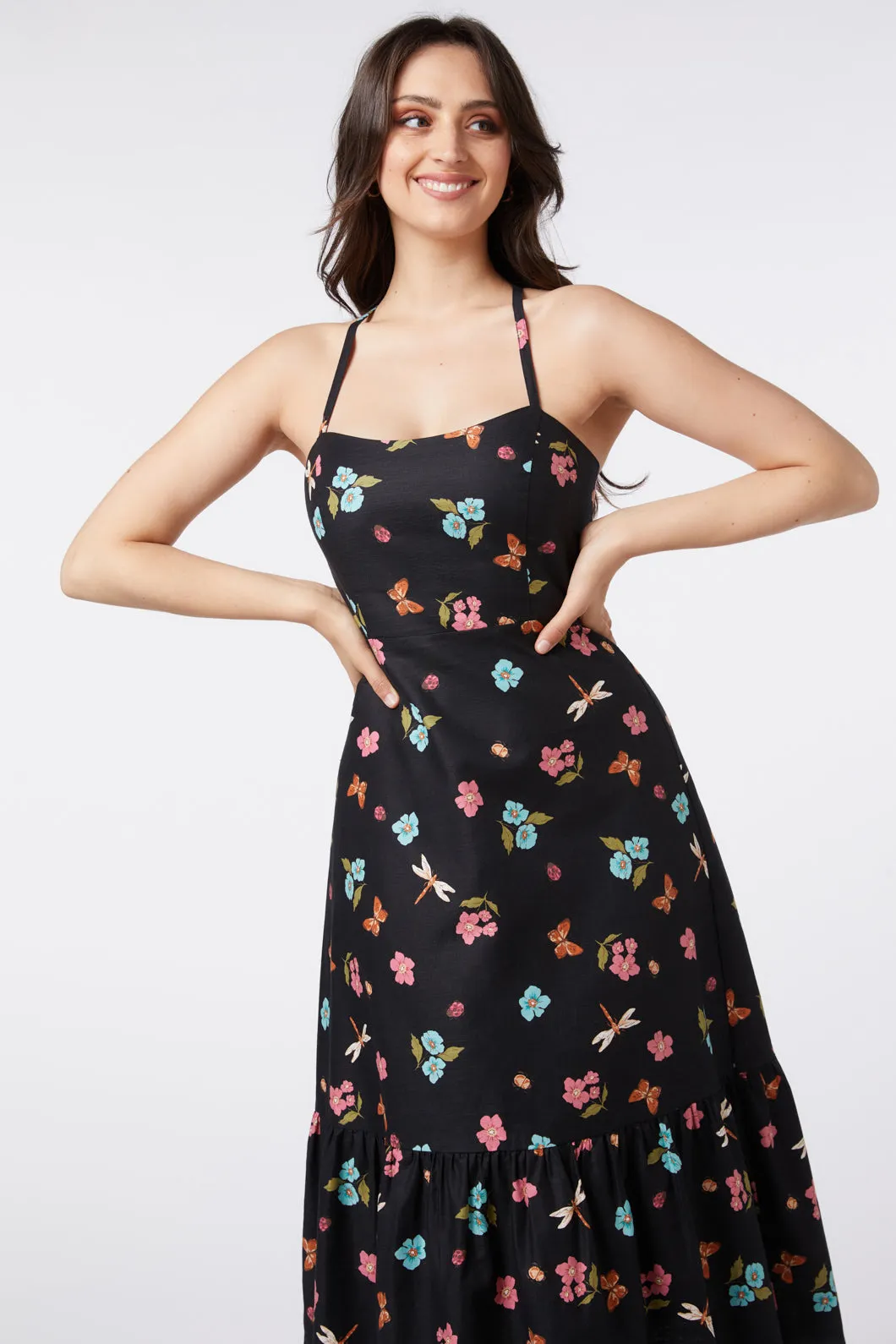 Serena Flora Sun Dress