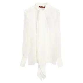 Office Party Long Sleeve Silk Shirt