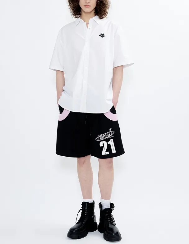 Street Style Cotton Short Sleeves Logo