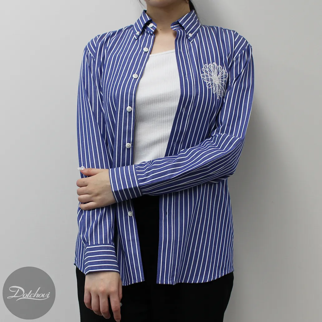 Casual Striped Long Sleeves Cotton Street Style