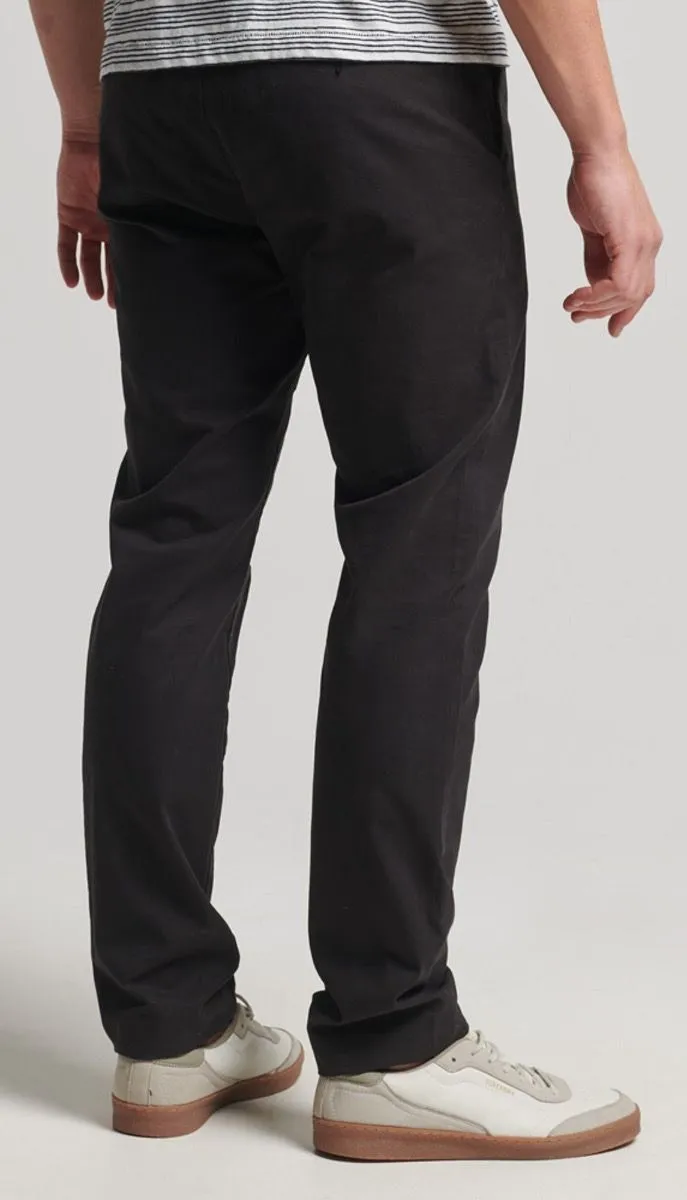 Superdry Studio Slim Casual Black Chinos