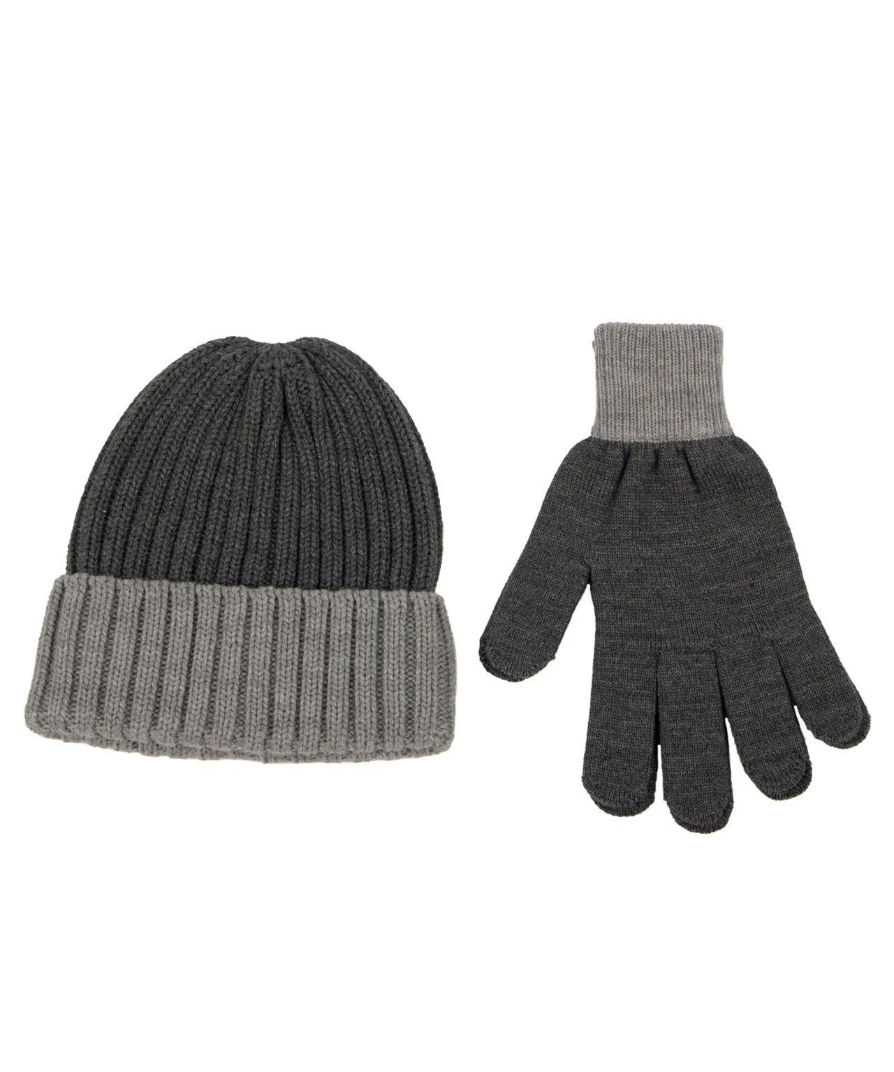 Totes Men's Gift Set Chunky Knitted Hat & Gloves