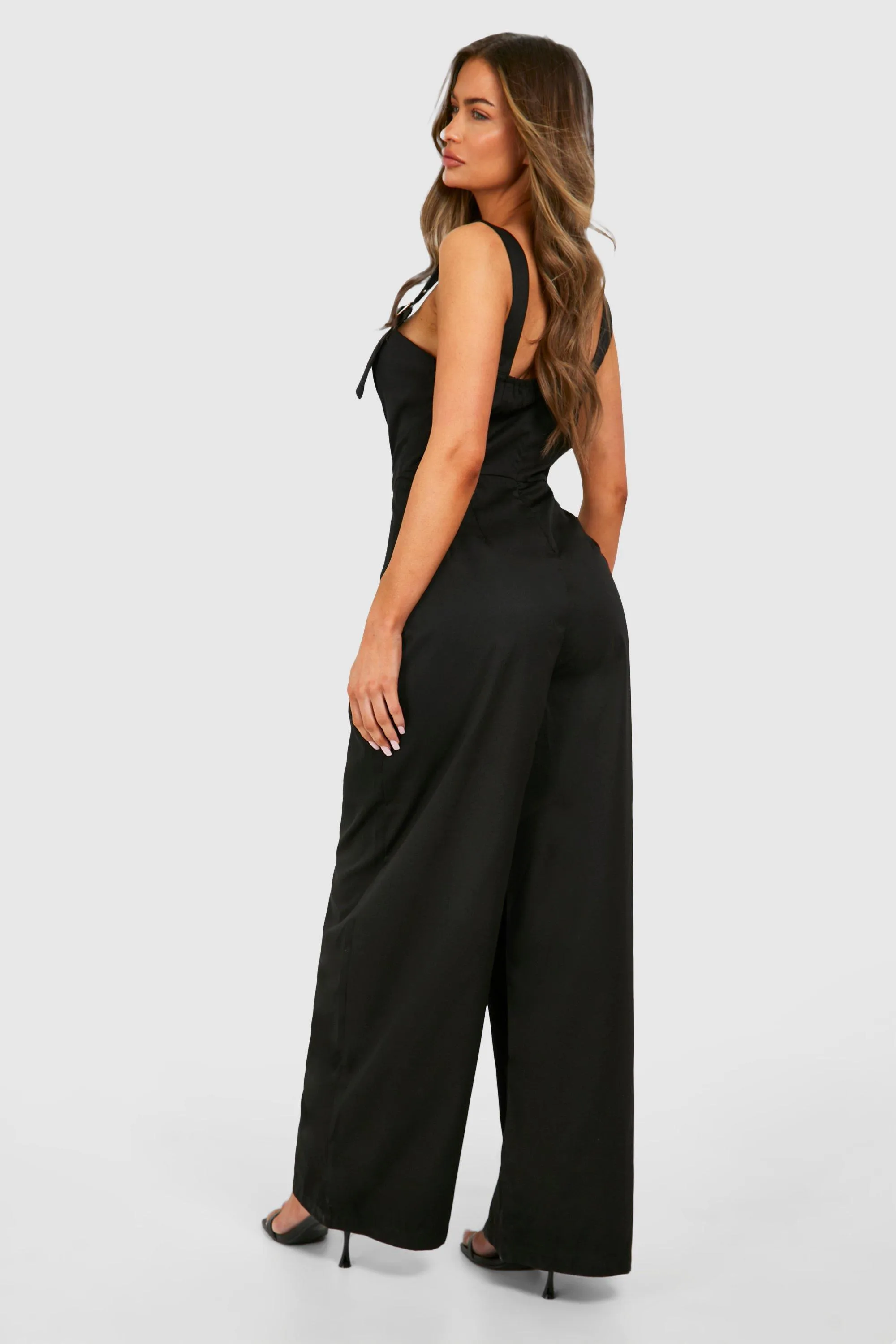 Trendy Utility Jumpsuit with Buckle Straps