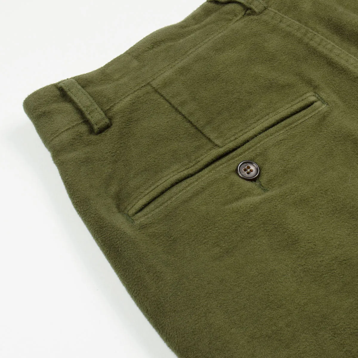 Moss Military Chino Moleskin