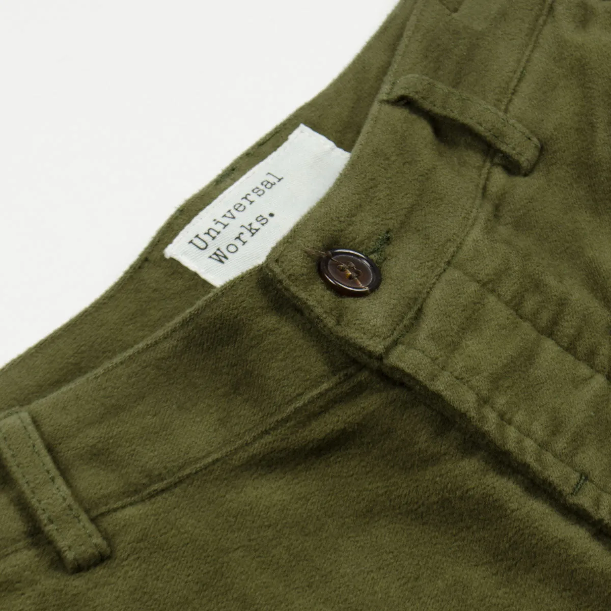 Moss Military Chino Moleskin