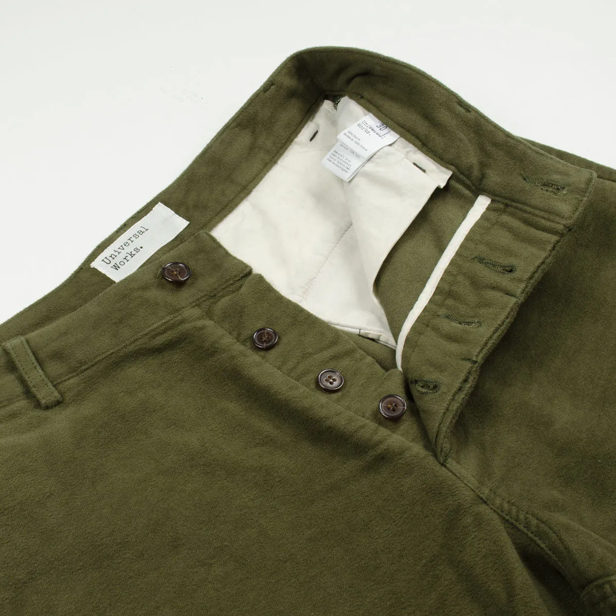 Moss Military Chino Moleskin