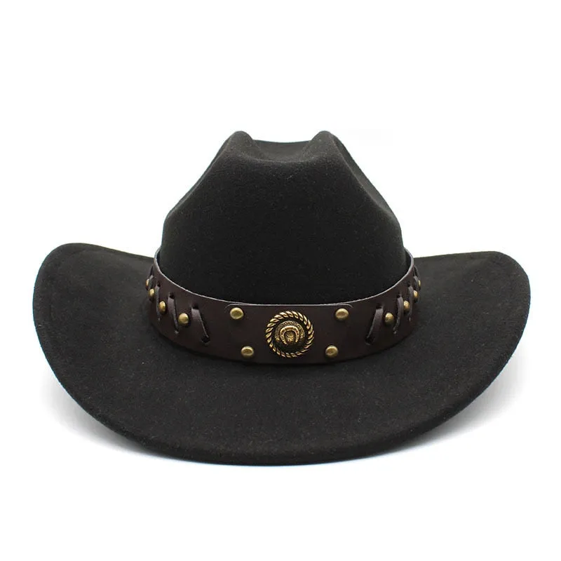 Vintage Casual Cowboy Hat for Men and Women