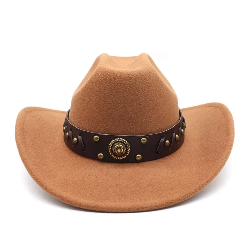 Vintage Casual Cowboy Hat for Men and Women