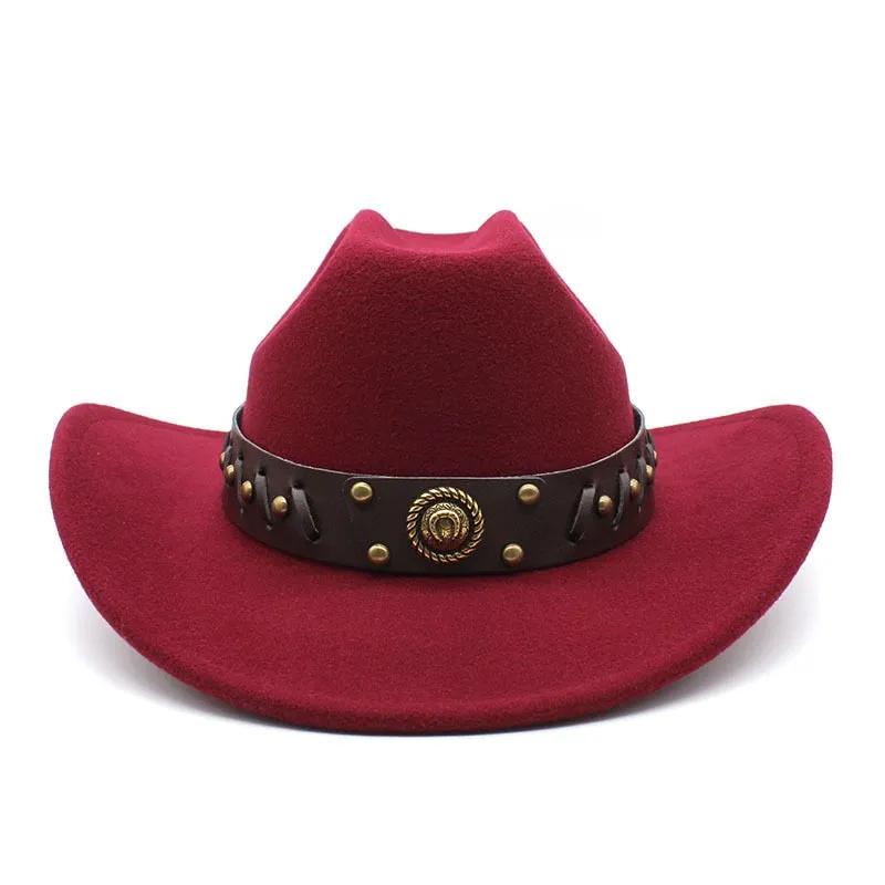 Vintage Casual Cowboy Hat for Men and Women