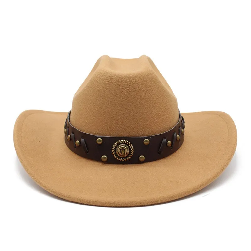 Vintage Casual Cowboy Hat for Men and Women