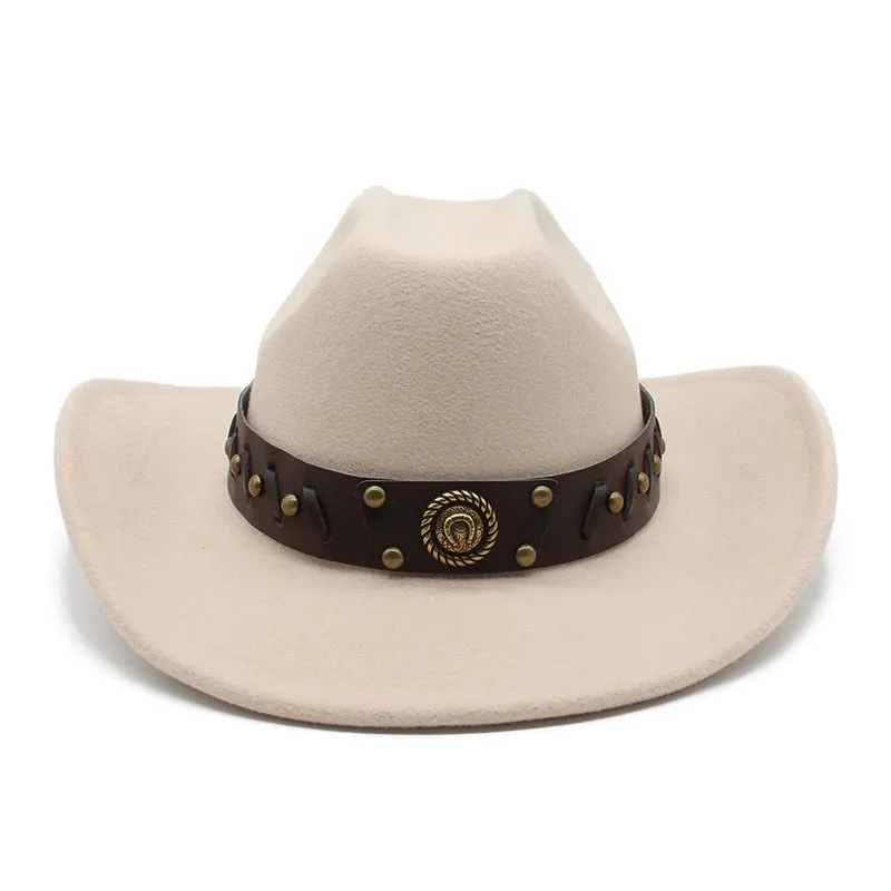 Vintage Casual Cowboy Hat for Men and Women