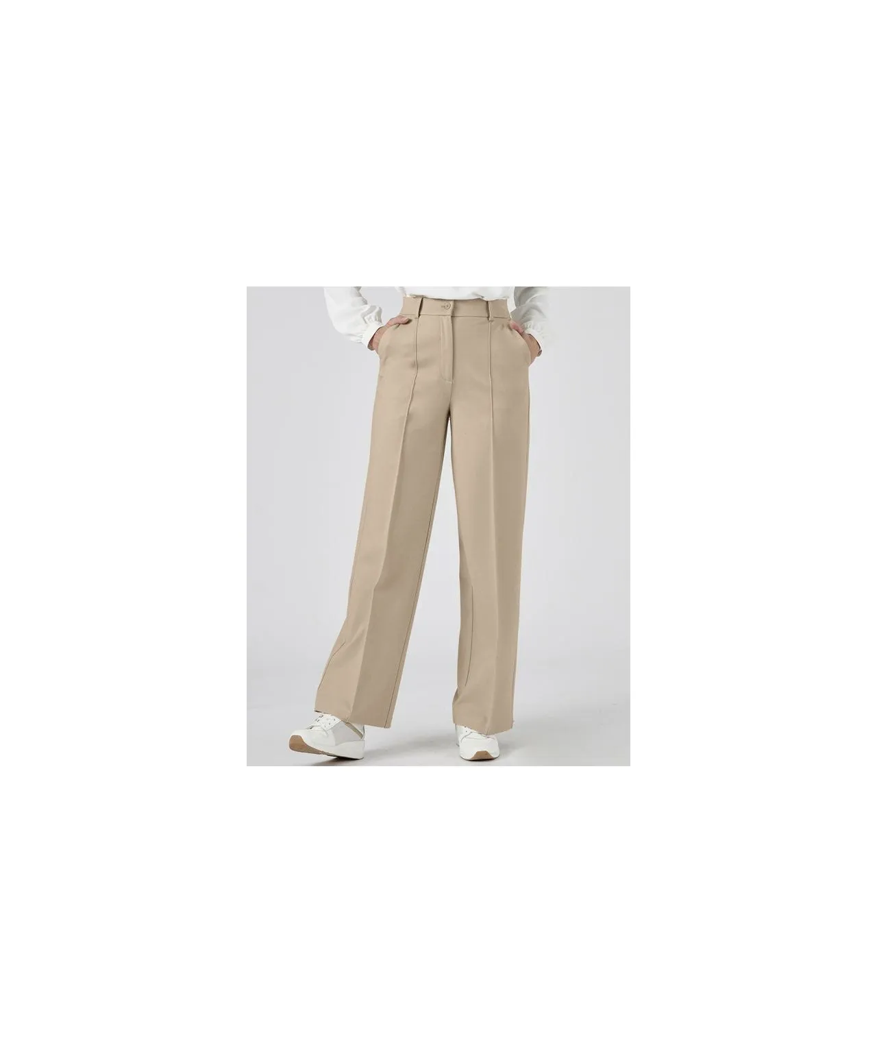 Knit Wide-leg Trousers