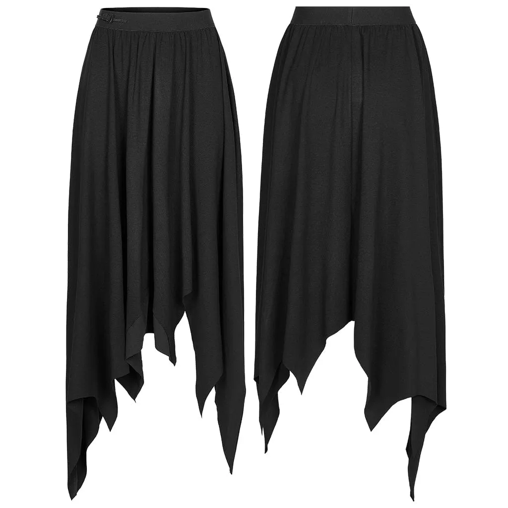 Women's Punk Irregular Hem Skirts