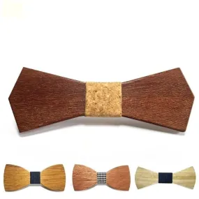 Wedding Event Accessory: Wooden Butterfly Bowties Neckties for All Genders