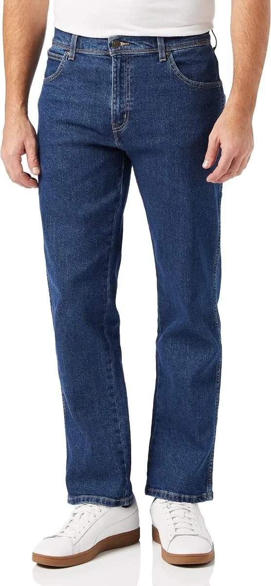 Wrangler Stretch Denim Jeans Darkstone Blue