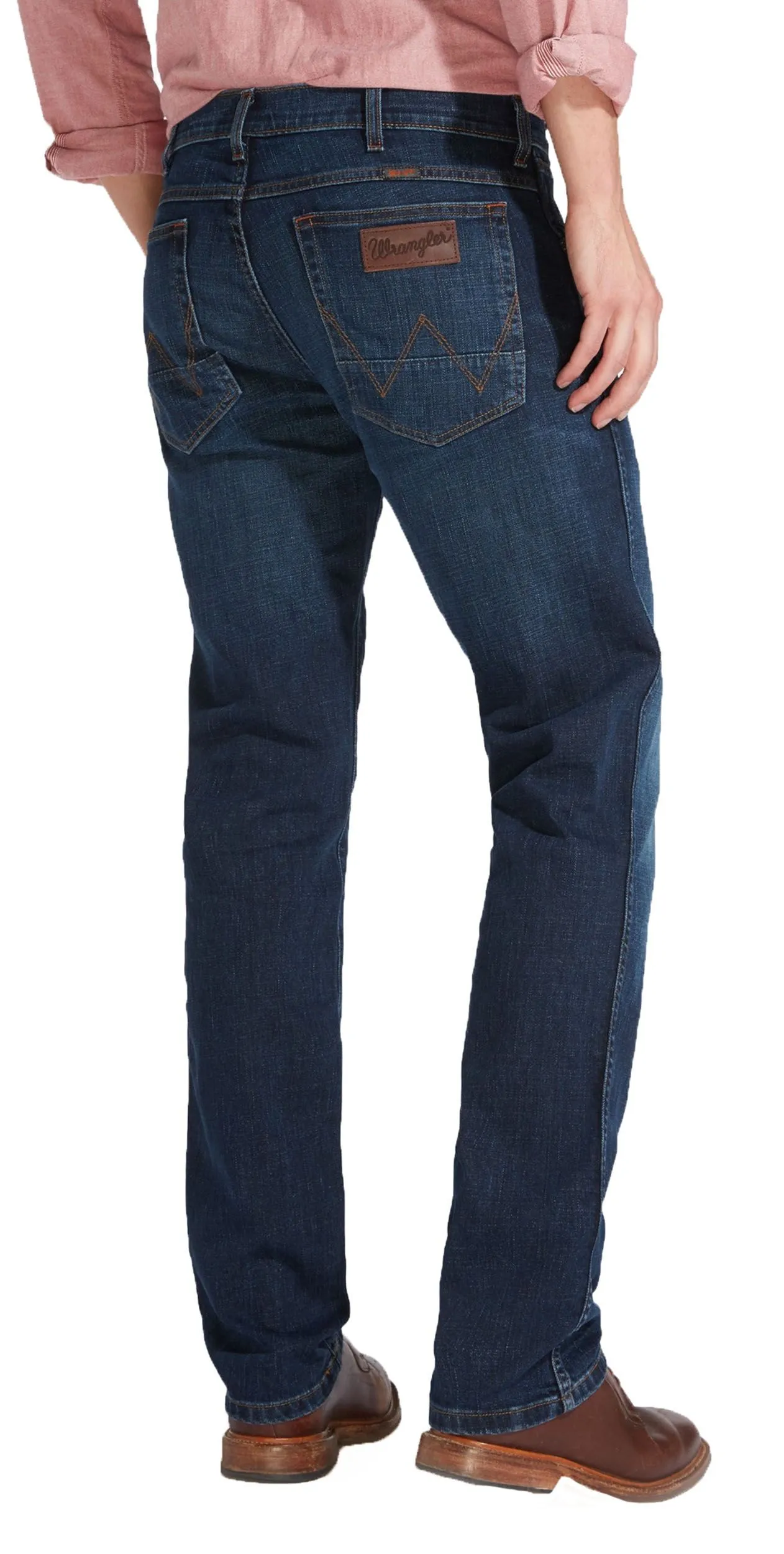 Wrangler Greenboro Modern Straight Denim Jeans El Camino