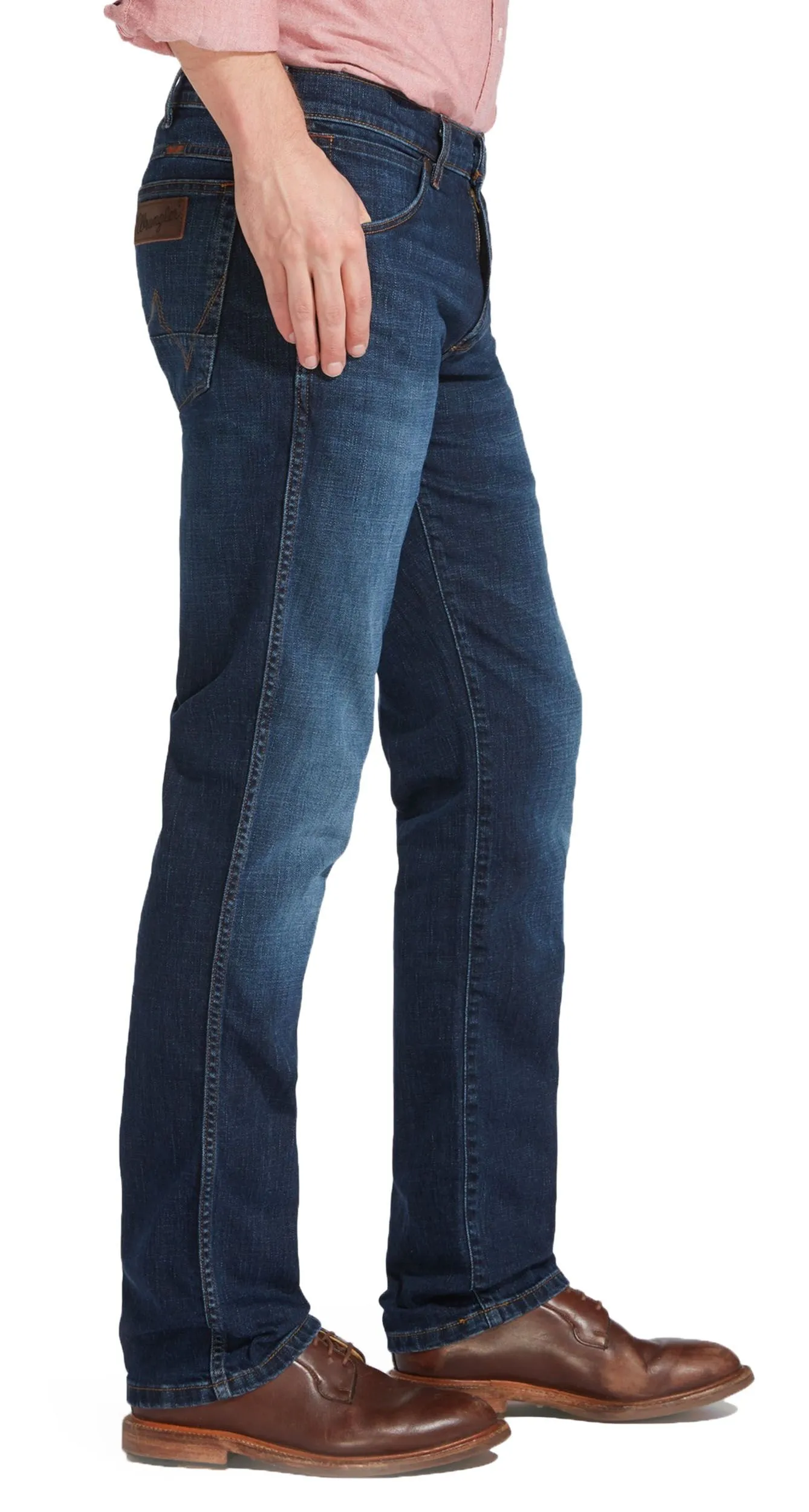 Wrangler Greenboro Modern Straight Denim Jeans El Camino