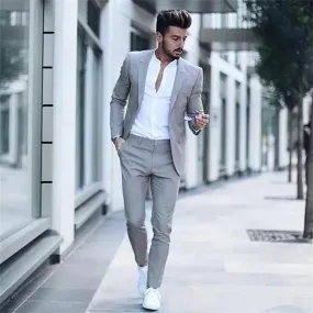 2022 Casual Fashion Luxurious Men's Wedding Suit with Slim Fit